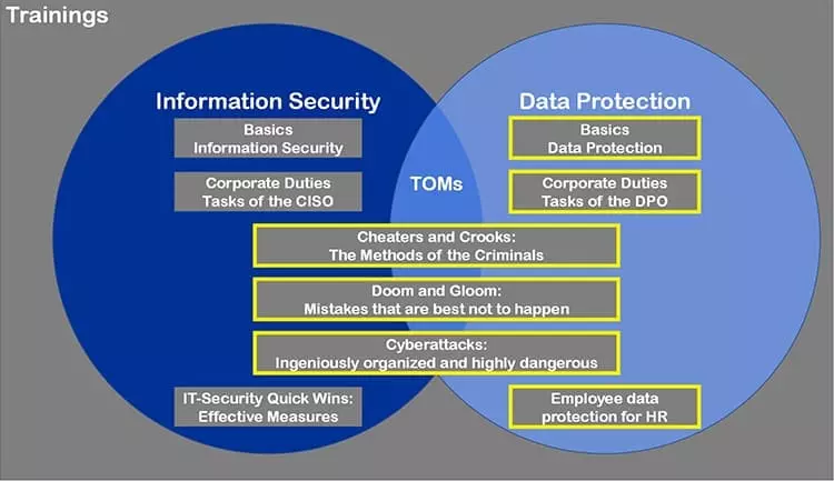 Graphic Trainings and Workshops on Data Protection